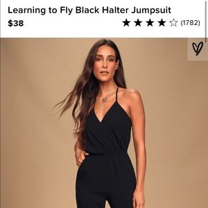 Lulus Learning To Fly Black Jumpsuit